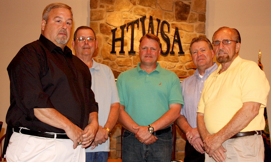 The 2016 HTWSA Board. From left: M. Rocky Wright, Keith D. Weiss, Bruce K. Knipe, John S. Rankin, and Frank Beck